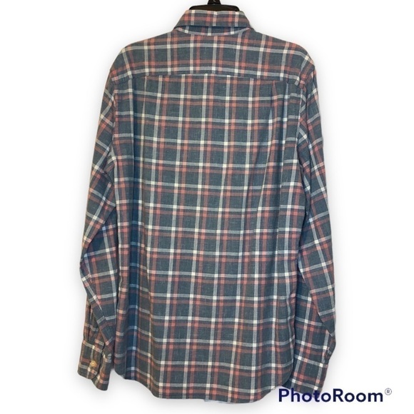 J Crew Factory Mens Plaid Button Down Shirt Blue Pink White Size XS - Picture 2 of 9